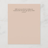 BUDGETひま素朴花モダン文字結婚ズ チラシ (裏面)