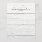 BUDGETひま素朴花モダン文字結婚ズ チラシ (裏面)