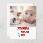 BUDGETまパーソナライズされたたはいけな素敵なクリスマス (正面/裏面)