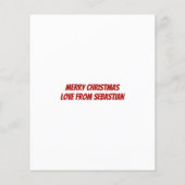 BUDGETまパーソナライズされたたはいけな素敵なクリスマス (裏面)