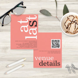 BUDGETアットラストQRコードサンゴ婚約パーティ