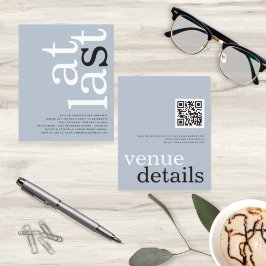 BUDGETアットラストQRコードダスティブルー文字婚約