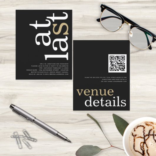 BUDGETアットラストQRコードホワイト金ゴールドブラック婚約