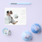 BUDGETアンパサンド |日付招待状の保存 チラシ (シングル)