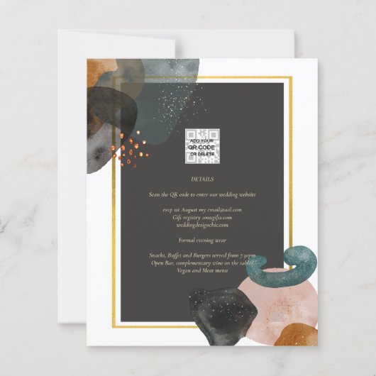 BUDGETアーストーン抽象芸術結婚ズ (裏面)