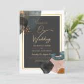 BUDGETアーストーン抽象芸術結婚ズ 招待状 (スタンド正面)