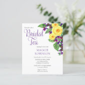 BUDGETイエローローズビオレットボホフローラブライダル茶 (スタンド正面)