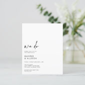 BUDGETウィドゥ結婚式招待状 (スタンド正面)