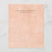 BUDGETオレンジ色の黄色の結婚スクリプト (裏面)