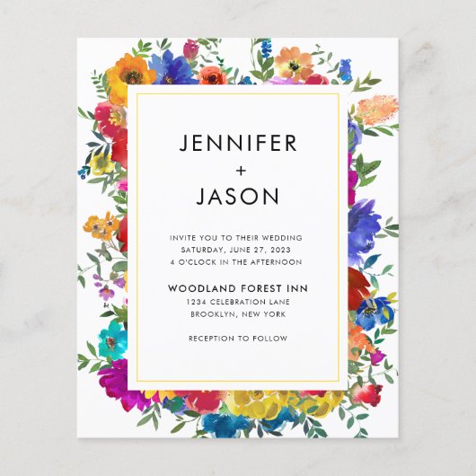 BUDGETカエレガントラーはっきりしたバラ牡丹結婚の (正面)