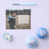 BUDGETカレンダの写真Save the Date招待状 チラシ (シングル)