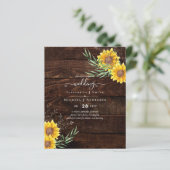 BUDGETガーデンヒマワリ素朴ングウッド結婚ズ (スタンド正面)