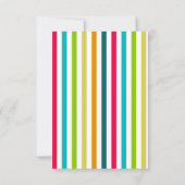 BUDGETキャンディモダンカラー写真カラフルコラージュ ノートカード (裏面)