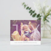 BUDGETクリスマスジョイフォトカパーソナライズされたード (スタンド正面)