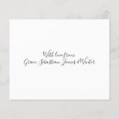 BUDGETクリスマスフェリーズNavidadタイポグラフィ写真 (裏面)