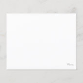 BUDGETクリスマスポインセチアパーソナライズされた写真 (裏面)