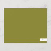 BUDGETクリスマスポインセチアパーソナライズされた写真 (裏面)