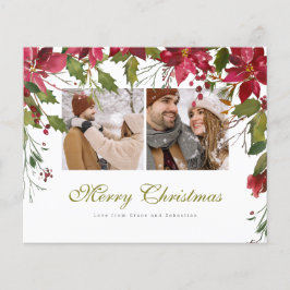 BUDGETクリスマスポインセチアパーソナライズされた写真