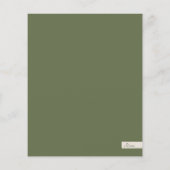 BUDGETクリスマス素朴リース写真パーソナライズされた (裏面)