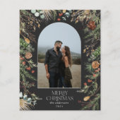 BUDGETクリスマス1写真アーチ水色植物体 チラシ (正面)