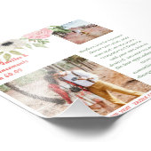 BUDGETコーラルピンクフラワーズフォト文字テンプレート フォトプリント            (角)