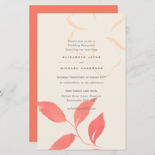 BUDGETコーラルリーフウェディングA9 (正面/裏面)