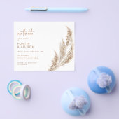 BUDGETゴシックBoho日付フライヤーを保存 チラシ (シングル)