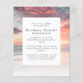 BUDGETサンセットフォトメモリアル招待状 (正面)