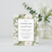 BUDGETシック白い花葉の黄色結婚の (スタンド正面)