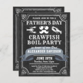 BUDGETシャルボードファーザーズデイ写真招待状 (正面/裏面)