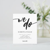 BUDGETシンプルの白黒のスクリプ結婚ト (スタンド正面)