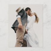 BUDGETシンプル Sage Green Script写真結婚の (裏面)