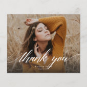 BUDGETスクリプエレガントト写真モダンありがとう チラシ (正面)