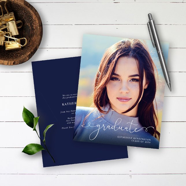 BUDGETスクリプト写真ネイビーブルー卒業 (クリエイターアップロード済み)