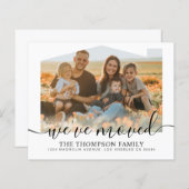 BUDGETスクリプト引っ越しました新しいホームフォト移動 (正面/裏面)