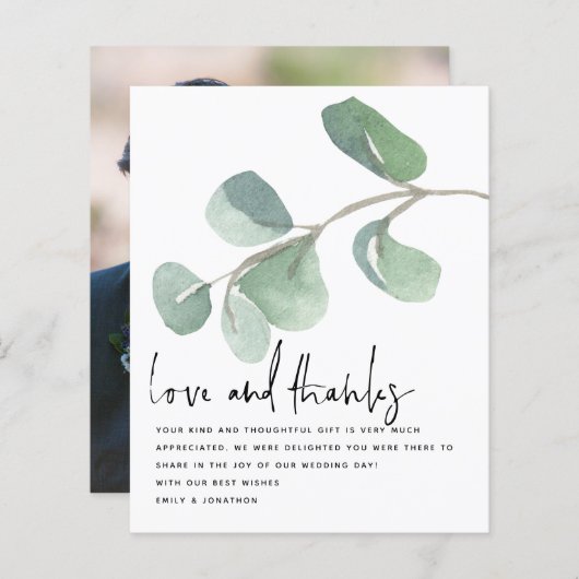 BudgetスクリプトEualptus新入写真ありがとう (正面/裏面)