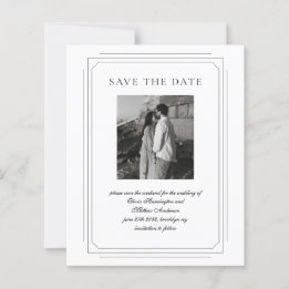 BUDGETスクリプフォーマルトの幾何学模様の写真結婚の