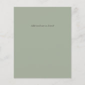 BUDGETセージ金ゴールド結婚グリッター (裏面)