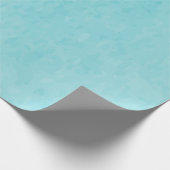 BUDGETティール（緑がかった色）水カラービーチ海結婚 ラッピングペーパー (角)