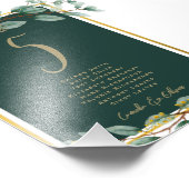 BUDGETテーブル番号シーティンググリーナリーユーカリ フォトプリント            (角)