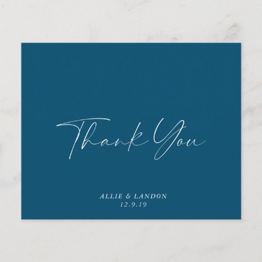 BUDGETネイビーサンキューカード チラシ (正面)