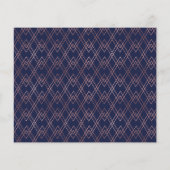 BUDGETネイビーブルーアールデコバラ金ゴールド保存日 (裏面)