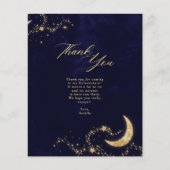 BUDGETネイビー金ゴールドザスターズQuinceanera写真 (正面)