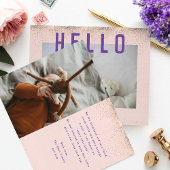 Budgetハローフォト誕生ベビー誕生発表 チラシ