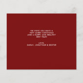 BUDGETハートスクリプト金ゴールド赤いクリスマス5写真 (裏面)