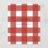 BUDGETハートレッドメリースクリプト写真クリスマス (裏面)