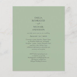 BUDGETバイリンガル両面セージモノクロ チラシ