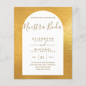 BUDGETバイリンスペインのガル英語ボダ結婚ズ チラシ (裏面)