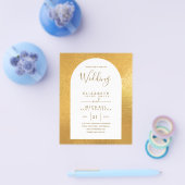 BUDGETバイリンスペインのガル英語ボダ結婚ズ チラシ (シングル)