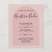 BUDGETバイリンスペインのガルBoda英結婚語 チラシ (裏面)